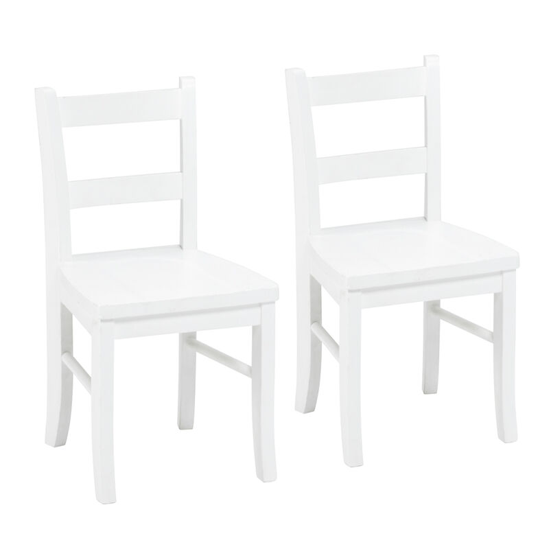 Pottery Barn Kids My First Chair Set of Two Simply White Wb image number 0
